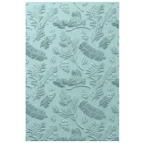 Sizzix 3D Textured Impressions A5 Embossing Folder - Pines by 49 and Market