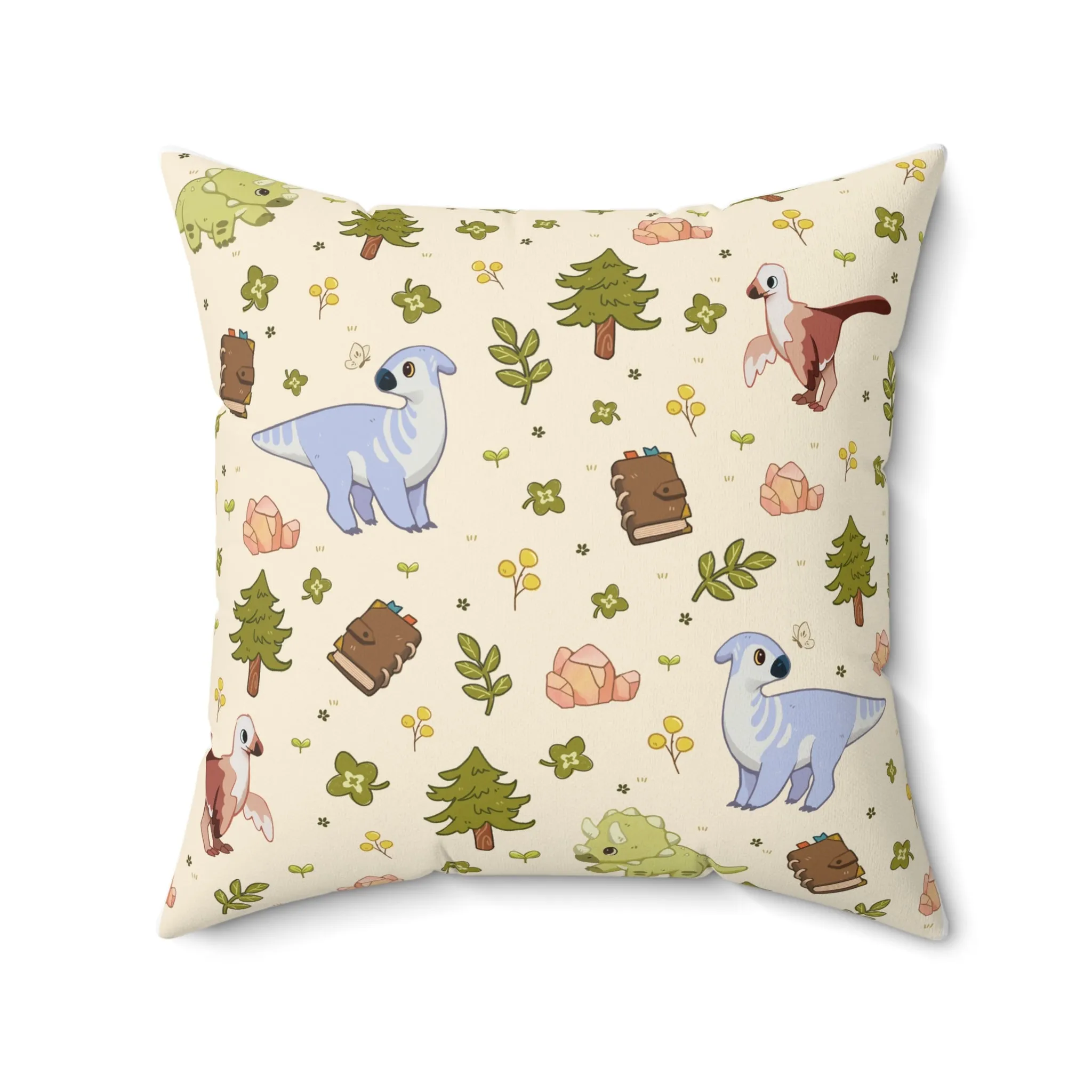 Square Pillow - Roaming Rancher in Tamablume Cream