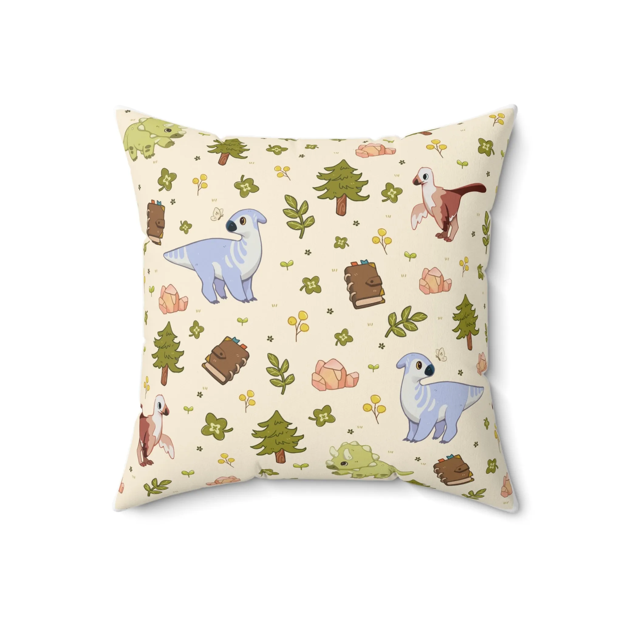 Square Pillow - Roaming Rancher in Tamablume Cream