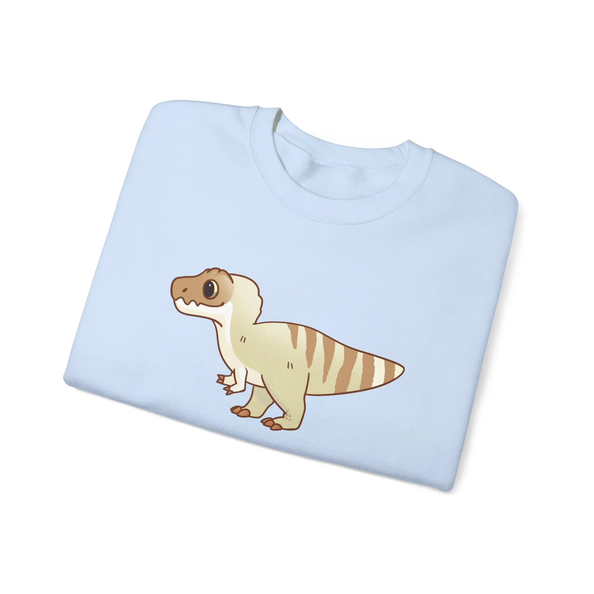 Vanilla Coffee Tyrannosaurus Rex Sweatshirt - Unisex Heavy Blend™ Crewneck Sweatshirt