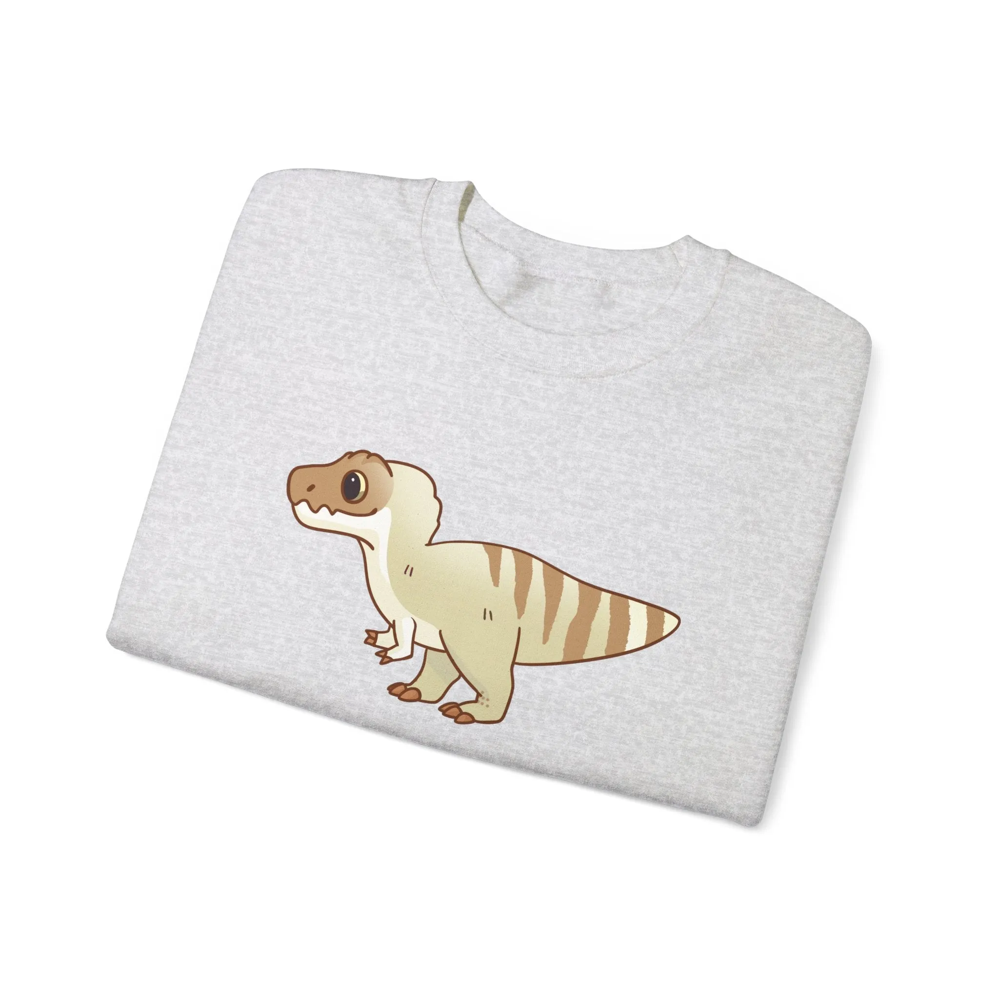 Vanilla Coffee Tyrannosaurus Rex Sweatshirt - Unisex Heavy Blend™ Crewneck Sweatshirt