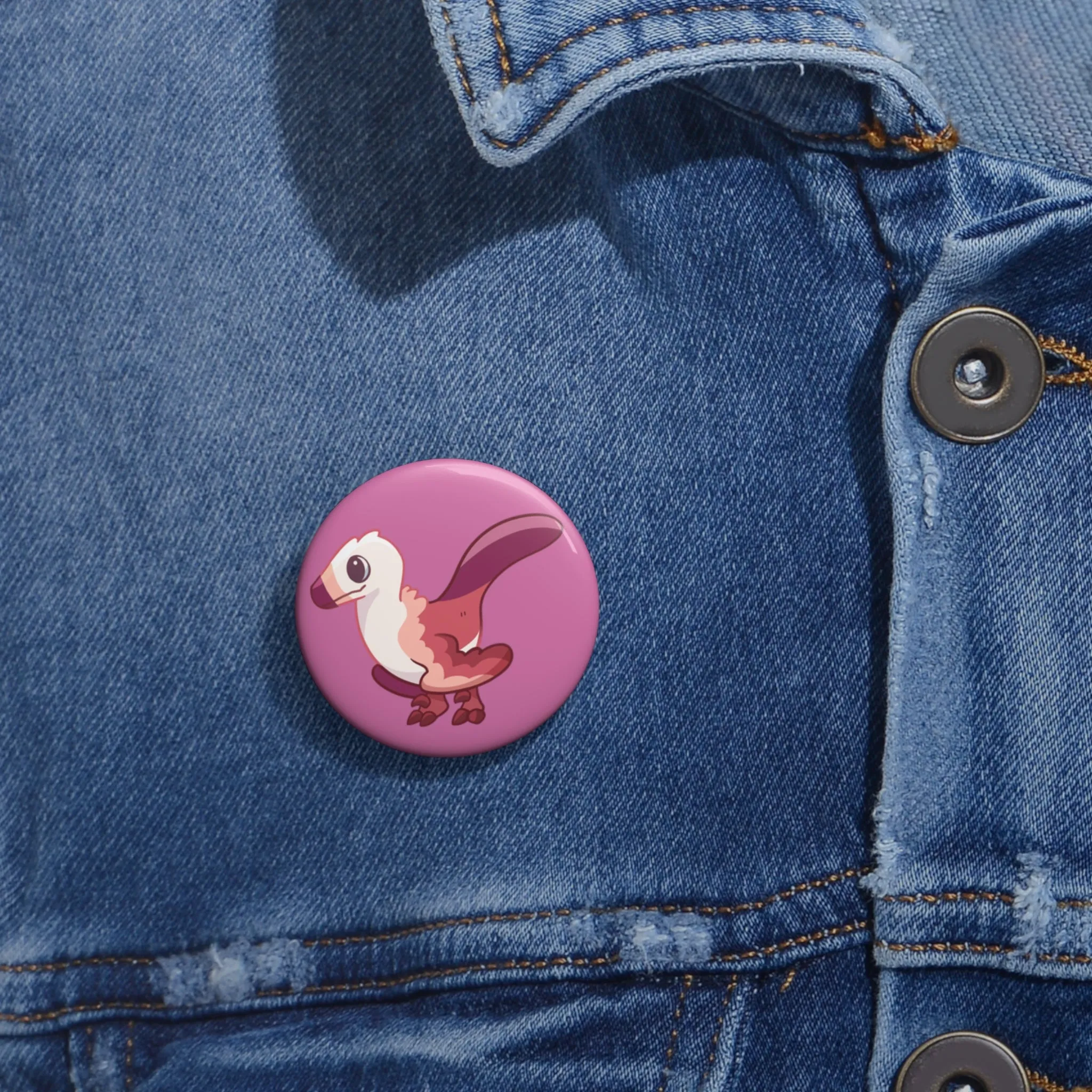 Velociraptor Pin Badge