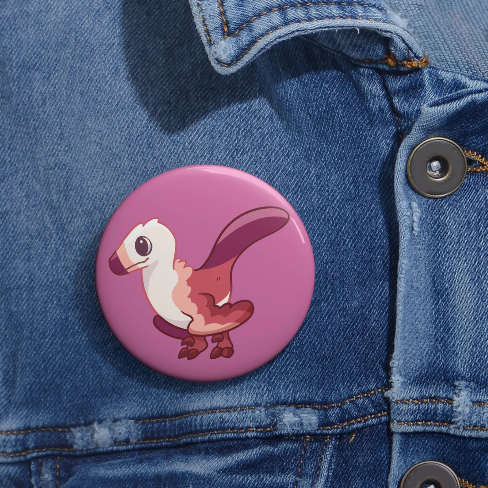 Velociraptor Pin Badge