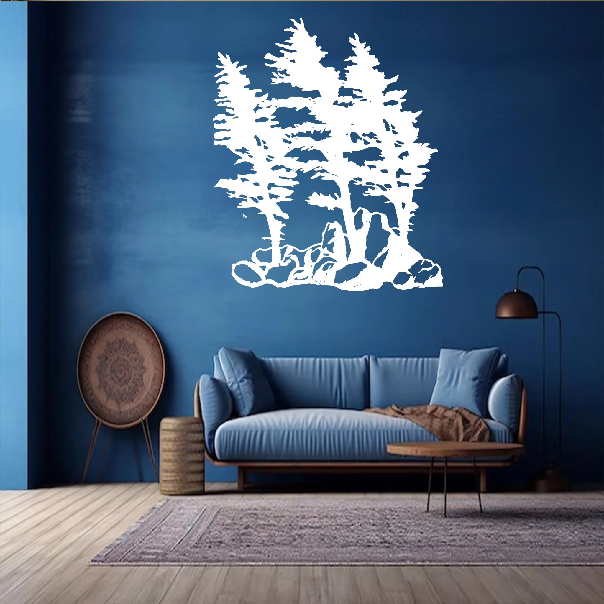 Windy Pines - Metal Wall Art